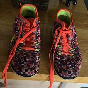 Nike Multicolor Athletic Shoes with Neon Accents